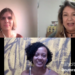 Foto da entrevista com Táhcita Mizael, no Canal Mundo Autista, no Youtube. Sobre: Atravessamentos de raça, gênero e classe no autismo