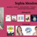 Para ilustrar o texto, Do livro Outro Olhar - Reflexões de Autista, foto da autora Sophia Mendonça e os seus sete livros publicados.