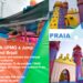 Lugar de criança autista é em todo lugar. PRAIA-UFMG, em parceria com o Jump Around Brasil, vai realizar sessão única e gratuita, no dia 14, BH Shopping, às 13h30. É o que diz essa foto do maior Castelo da América Latina.